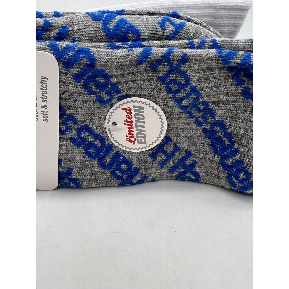Hanes Men's Limited Edition Crew Socks, 4 Pack - Size 6-12 - Gray, Wht, Blk #164 - Picture 6 of 6
